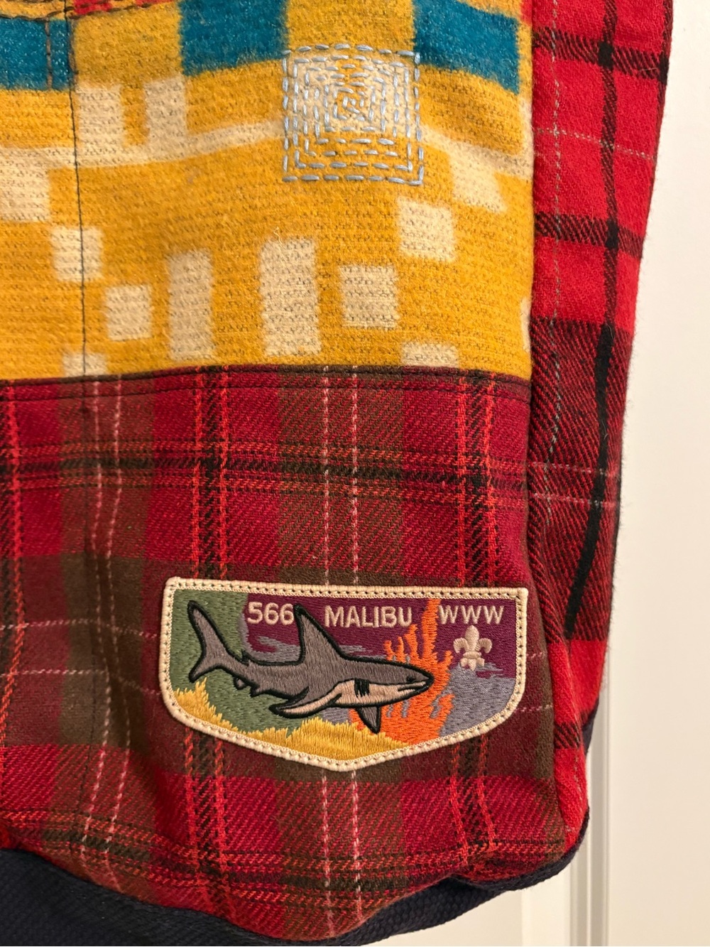 Free People JoJo Flannel Tote🔥🔥 rare! - Picture 8 of 16